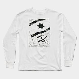 4 Flags from Israel 1940s Long Sleeve T-Shirt